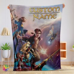 Perfect Pretty Treasure Planet Movie Poster Blanket Fleece Customized Blanket
