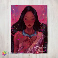 Perfect Pretty Whispers Of The Wind Pocahontas Colors Of The Wind Blanket Fleece Customized Blanket