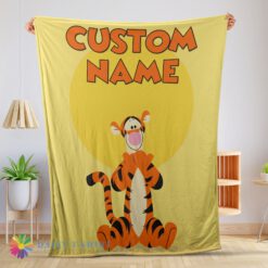 Perfect Pretty Winnie The Pooh Tigger Blanket Fleece Customized Blanket