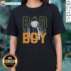 Alt Text: Premium Bad Boy Streetwear Rebel Graphic Ladies Tee featuring bold graphics and a stylish fit for trendy women.