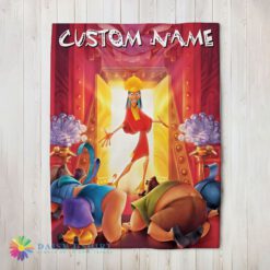 Premium Cute Official Disney Cartoon The Emperor's New Groove Blanket Fleece Customized Blanket