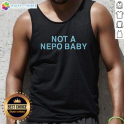 Alt Text: Premium Not A Baby Tank Top in soft cotton, perfect for stylish infant outfits and warm weather wear.