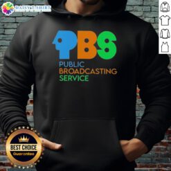 Premium Original Protect PBS Public Broadcasting Service Colors Hoodie in vibrant colors, showcasing PBS logo and design.