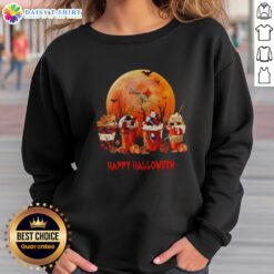 Premium Pittsburgh Steelers Happy Halloween Coffee Sweatshirt featuring festive graphics for fans celebrating Halloween.