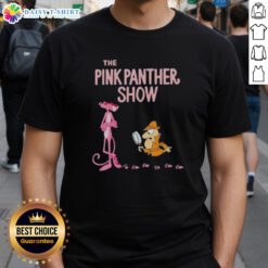Premium The Pink Panther Show Cartoon T-Shirt featuring a vibrant design of the iconic pink panther character.