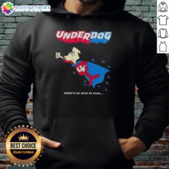 Alt Text: Vintage 'There's No Need to Fear' cartoon hoodie from 1964-1967, showcasing premium quality and unique design.