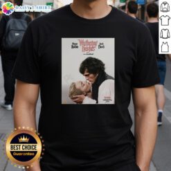 Premium Wuthering Heights movie T-shirt featuring Margot Robbie and Jacob Elordi, perfect for fans of the film.
