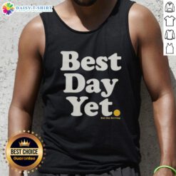 Top Best Day Yet Brewing Tank Top featuring a vibrant design perfect for casual outings and brewing enthusiasts.