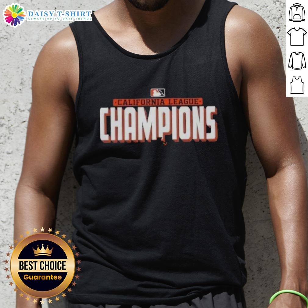 Top California League Champions 2025 tank top featuring bold graphics and vibrant colors celebrating the league's victory.