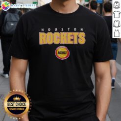 Top Houston Rockets throwback T-shirt featuring classic logo and retro design for basketball fans.