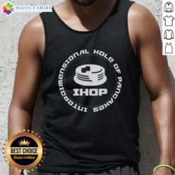 Stylish Top Interdimensional Hole of Pancakes tank top featuring a vibrant design, perfect for casual wear.