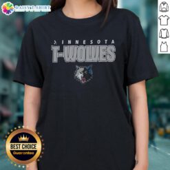 Top Minnesota Timberwolves throwback ladies tee featuring classic logo and stylish design for fans.