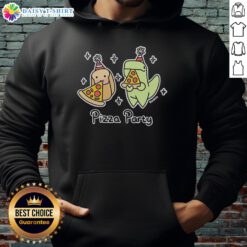 Fun dinosaur and loaf of bread hoodie design for a top pizza party, perfect for quirky fashion lovers.