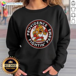 Alt Text: Top Providence Bruins Fightin' Parms Sweatshirt - Stylish team apparel for fans of the Providence Bruins hockey team.