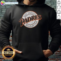 Stylish Top San Diego Padres Baseball Club logo hoodie for fans, featuring vibrant team colors and comfortable fit.