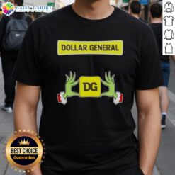 Alt Text: Awesome Grinch Hands Love Dollar General Christmas T-Shirt featuring festive design and vibrant colors for holiday cheer.