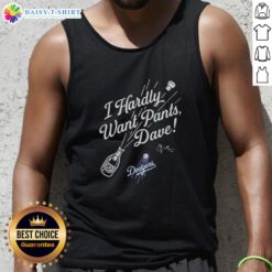 Los Angeles Dodgers 12 Division Champions tank top by I Hardly Want Pants featuring unique signature design.