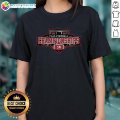 Alt Text: Ladies' tee for the Good 2025 SOOH Flag Football Championships featuring vibrant design and event logo.