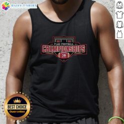 Good 2025 SOOH Flag Football Championships tank top featuring vibrant design and team logo for sports enthusiasts.