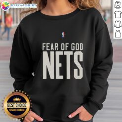 Good Brooklyn Nets NBA Fear of God sweatshirt with stylish design, perfect for fans and casual wear enthusiasts.