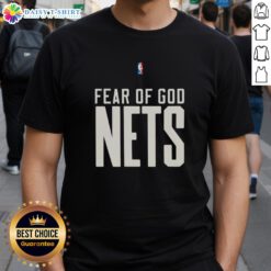 Good Brooklyn Nets NBA Fear of God T-Shirt featuring stylish design and team logo, perfect for fans.