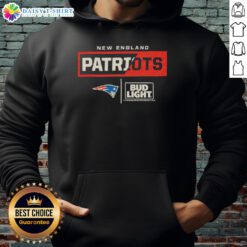 Good Bud Light New England Patriots Team Hoodie featuring vibrant team colors and logo, perfect for fans.