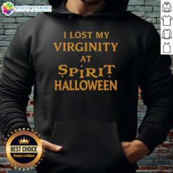 Good I Lost My Virginity at Apirit Halloween hoodie, featuring a fun and spooky design perfect for Halloween celebrations.