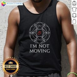 Good I'm Not Moving Ley Lines Tank Top featuring a unique design with ley lines graphics for trendy casual wear.