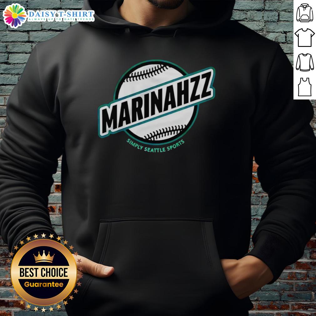 Alt Text: Seattle Mariners hoodie featuring Good Marinahzz design, perfect for fans showcasing Seattle sports spirit.