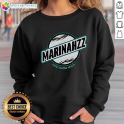 Good Marinahzz Seattle Mariners sweatshirt featuring team colors and logo, perfect for Seattle sports fans.