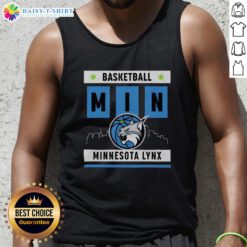 Good Minnesota Lynx Basketball Skyline Tank Top featuring vibrant team colors and a stylish urban design.
