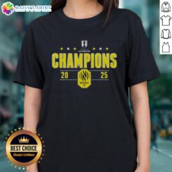 Good Nashville SC 2025 Lamar Hunt U.S. Open Cup Champions Ladies Tee featuring team logo and celebratory design.