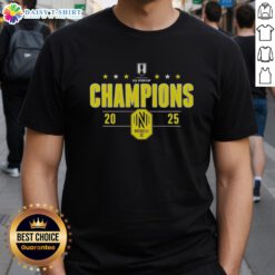Alt Text: Good Nashville SC 2025 U.S. Open Cup Champions T-Shirt celebrating Nashville SC's victory in the Lamar Hunt tournament.
