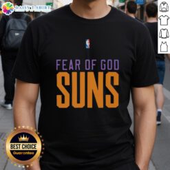 Good Phoenix Suns NBA Fear of God Suns T-Shirt featuring bold graphics and a stylish design for fans and collectors.