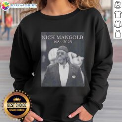 Alt Text: Good Rip Nick Mangold 1984-2025 sweatshirt featuring a stylish design celebrating the NFL star's legacy.