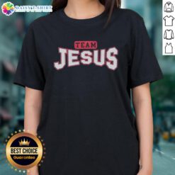 Good Team Jesus Ministries Ladies Tee featuring a stylish design with inspirational graphics for women of faith.
