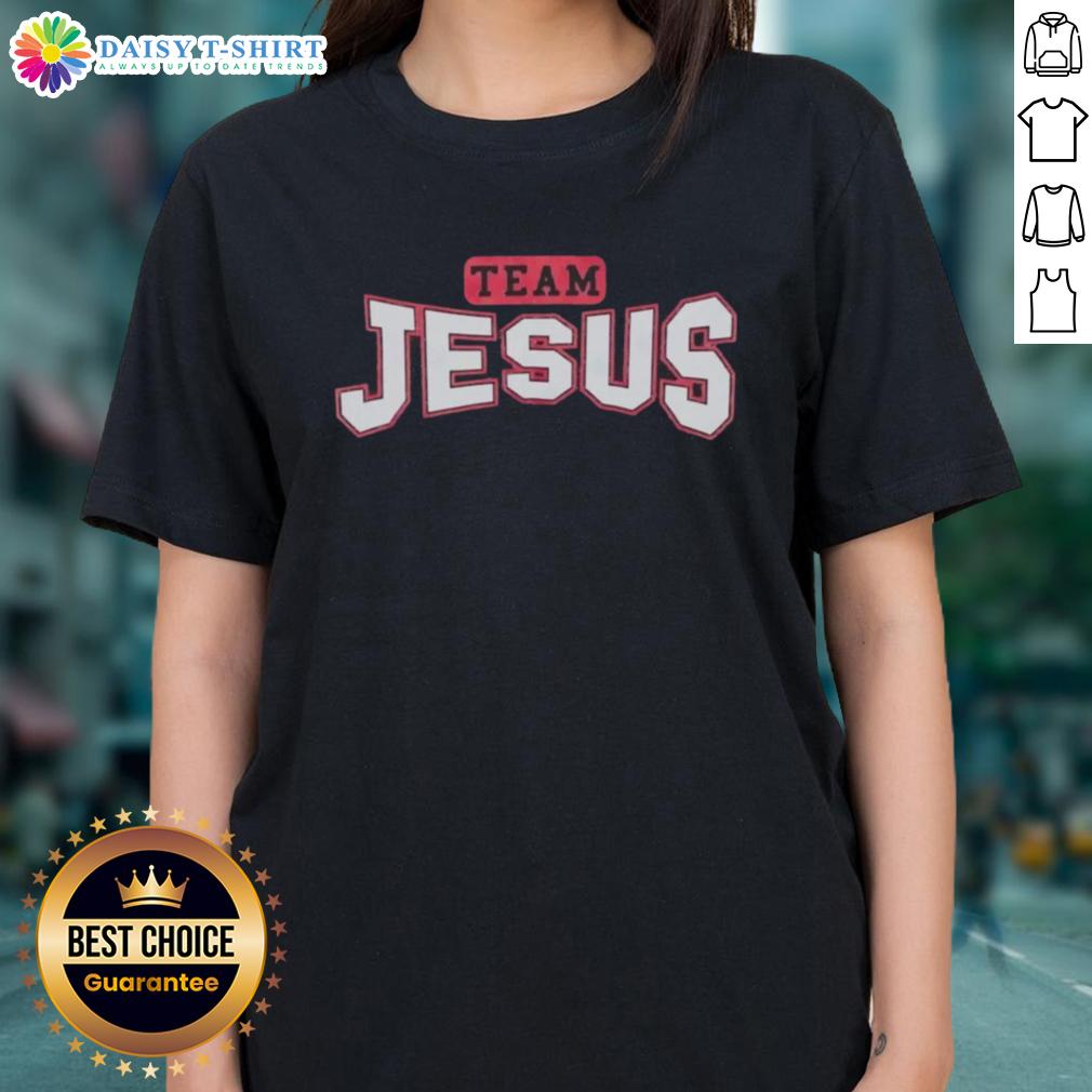Good Team Jesus Ministries Ladies Tee featuring a stylish design with inspirational graphics for women of faith.