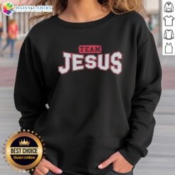 Cozy Good Team Jesus Ministries sweatshirt featuring a bold, faith-inspired design perfect for casual outings.