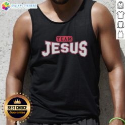 Good Team Jesus Ministries tank top featuring bold graphics and a faith-inspired design perfect for casual wear.