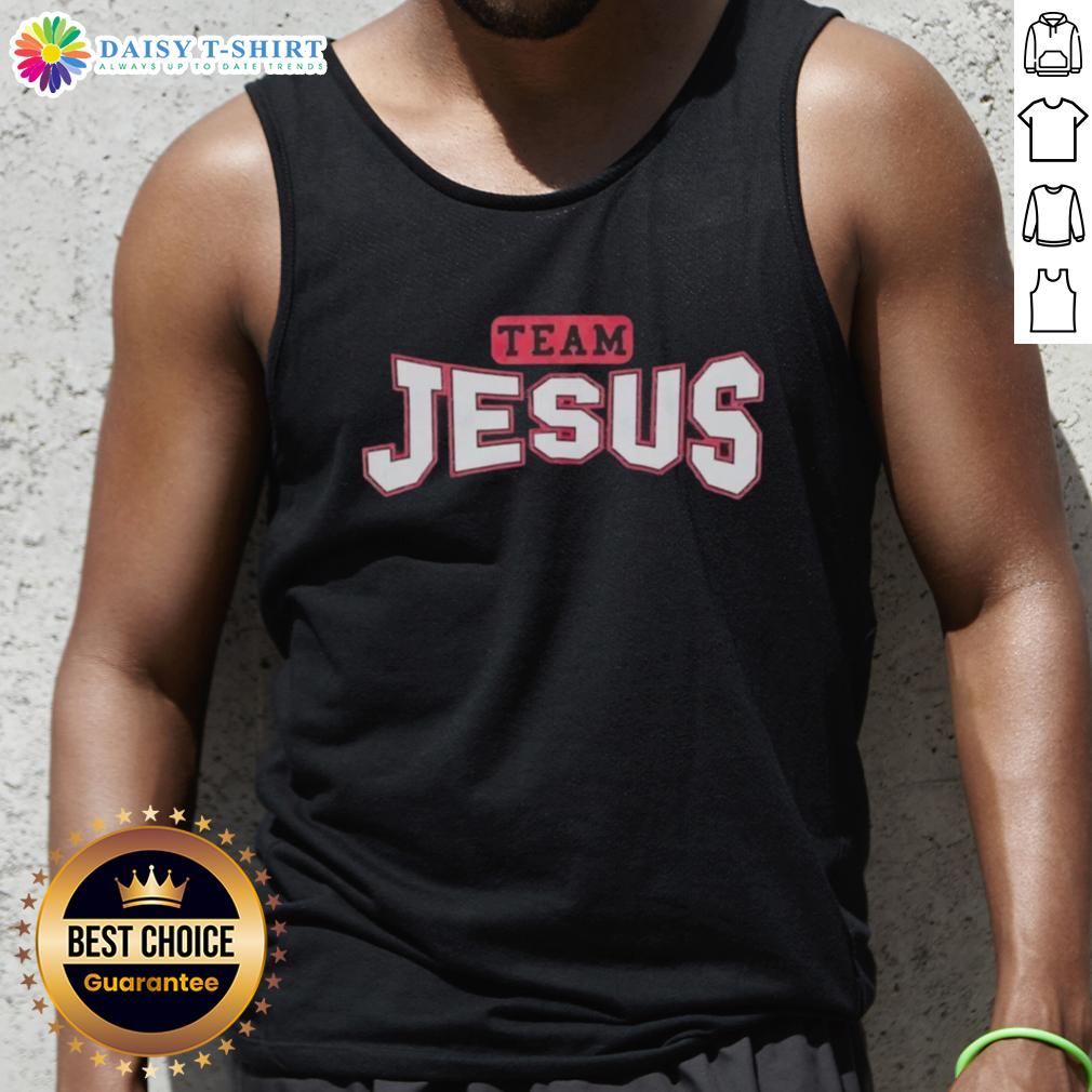 Good Team Jesus Ministries tank top featuring bold graphics and a faith-inspired design perfect for casual wear.