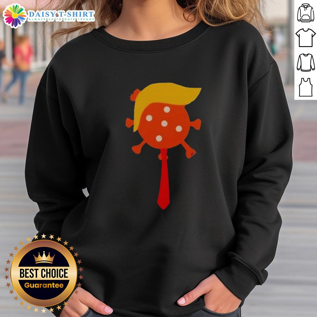 Good The Deadliest Virus Is Ignorance Trump Virus sweatshirt featuring bold text and striking design for awareness.