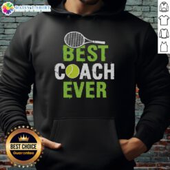 Happy Best Coach Ever Hoodie showcasing a vibrant design perfect for sports enthusiasts and dedicated coaches.