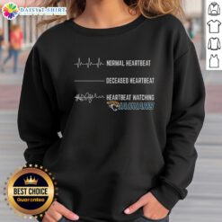 Hot Heartbeat Watching Jacksonville Jaguars Sweatshirt featuring bold team colors and stylish design for fans.