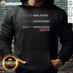 Fashionable Hot Heartbeat Watching New York Giants Hoodie in vibrant colors, perfect for fans and stylish outings.