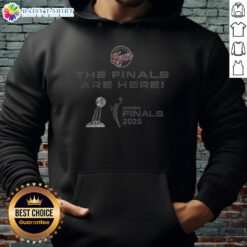 Hot Indiana Fever 2025 WNBA Finals hoodie showcasing team pride and style for fans during the championship season.
