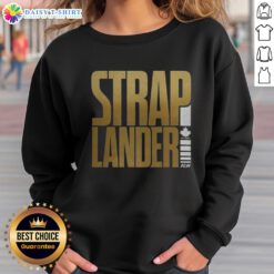 Alt Text: Hot Kris Statlander STRAPlander Sweatshirt featuring bold graphics and a stylish design for wrestling fans.