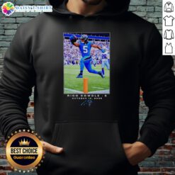 Alt Text: Hot Rico Dowdle Carolina Panthers NFL Flash Features Week 6 Hoodie showcasing team colors and stylish design.