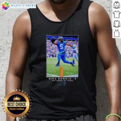 Hot Rico Dowdle Carolina Panthers NFL Flash Features Week 6 tank top showcasing team colors and logo.