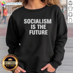 Stylish 'Hot Socialism Is The Future' sweatshirt design, perfect for expressing progressive fashion and beliefs.