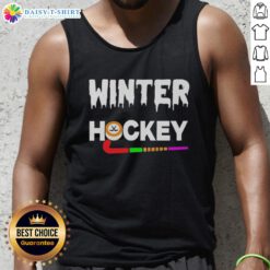 Hot Winter Hockey Logo Tank Top featuring a stylish design perfect for fans and players alike.